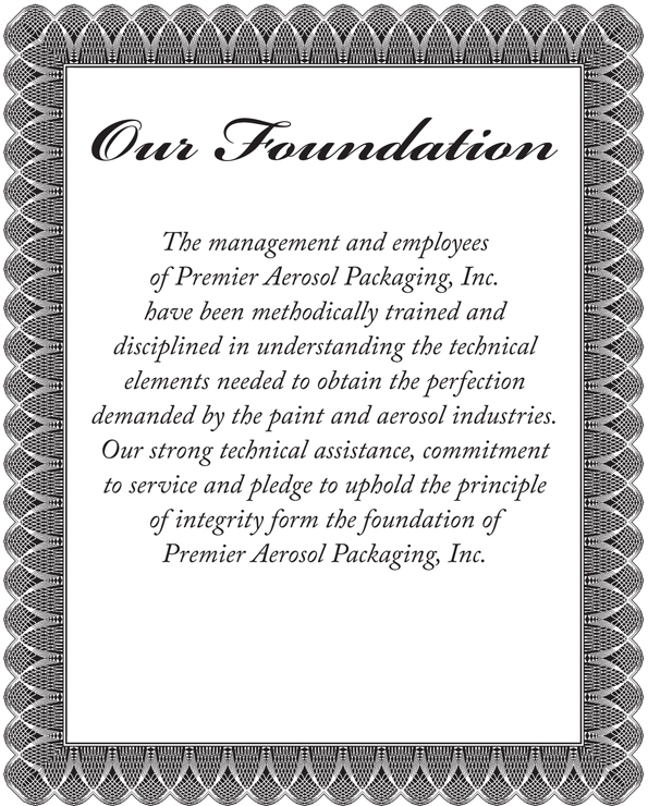 OUR FOUNDATION